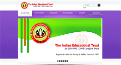 Desktop Screenshot of indianeducationaltrust.com